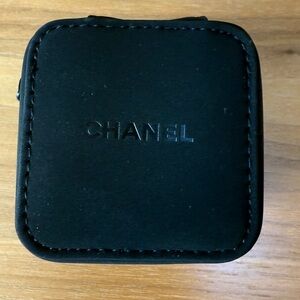 Chanel Black Velvet Jewelry Box